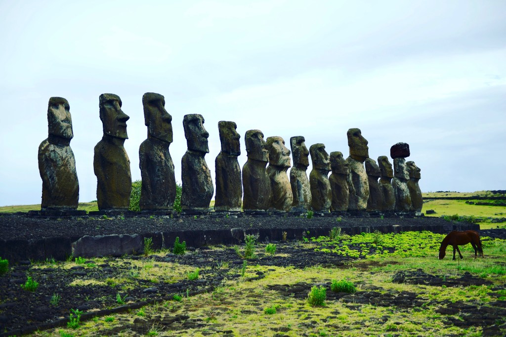 Tongariki, Easter Island, Chile